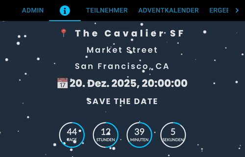 Weihnachtsfeier planen