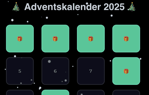 Eigener Xmas-Kalender